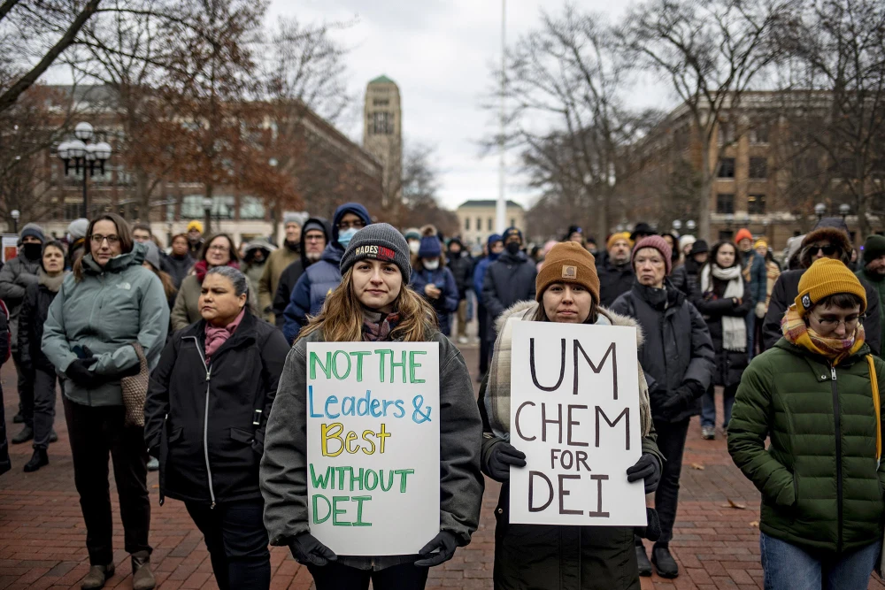 After much anticipation, University of Michigan’s board doesn’t vote on defunding DEI