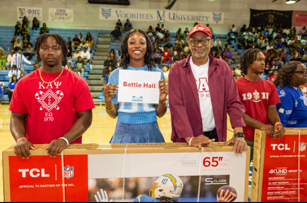 Voorhees University Receives Television Donations from Kappa Alpha Psi Fraternity, Inc.